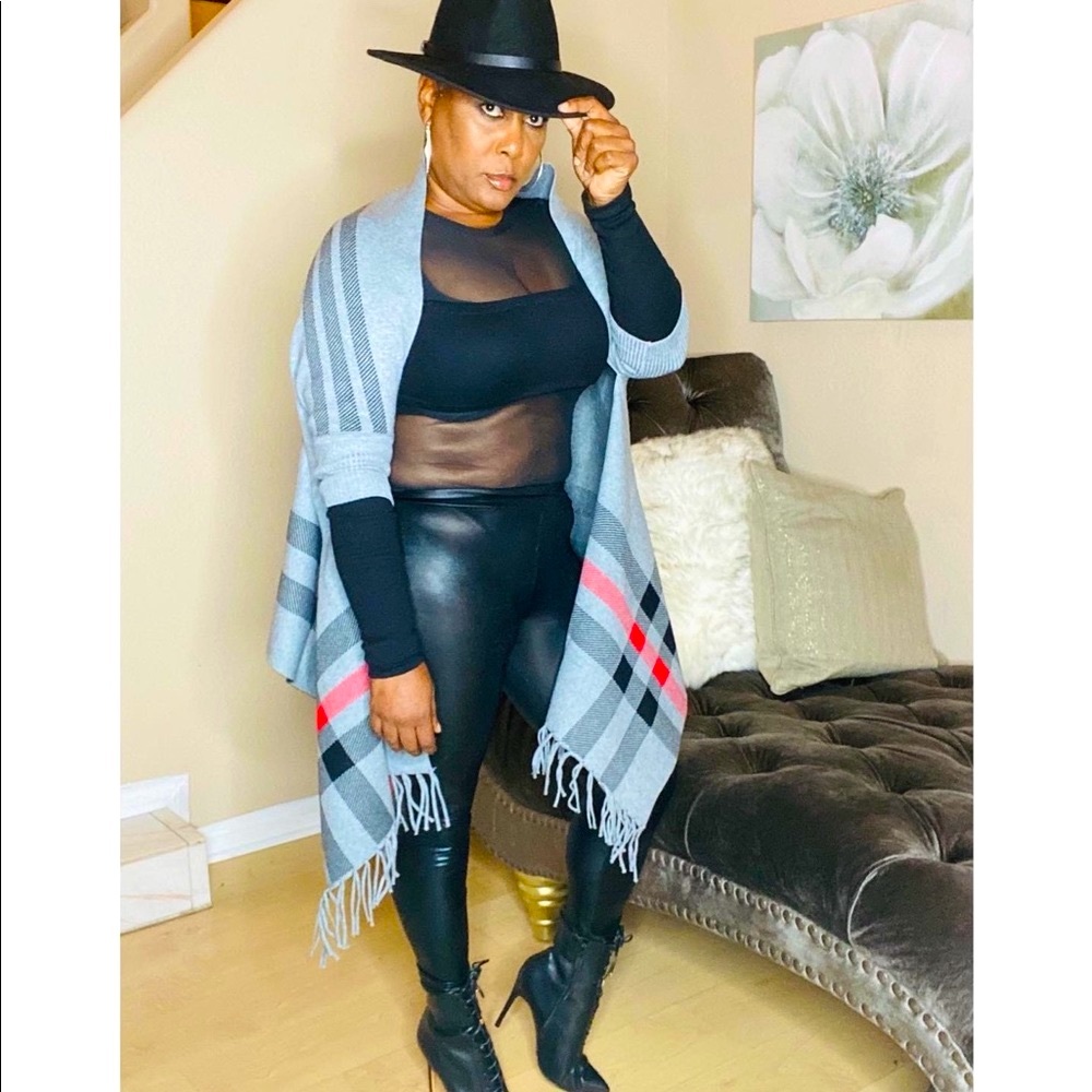 The Gray Burry Poncho